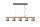 Pendelleuchte Beton Holz Grau E14 110 cm 5-flammig
