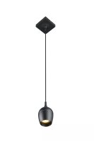 Hängelampe Metall Schwarz IP44 Ø10 cm GU10...