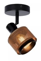 Deckenstrahler Bronze Schwarz H:15 cm E14 beweglich