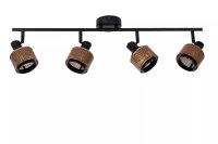 Deckenspot Bronze Schwarz 4-flmg 74 cm E14 beweglich