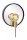 Spiegelleuchte Wand Holz Schwarz H:33 cm E27 bis 25 W