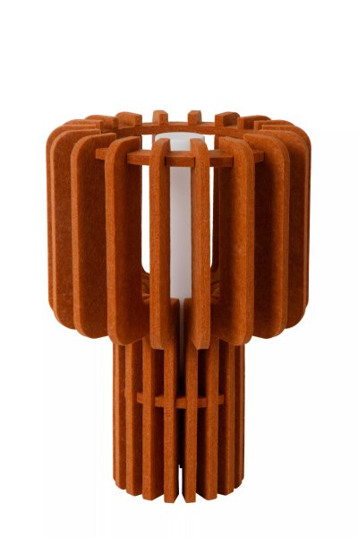 Tischlampe Filz Glas Terrakotta blendarm E27 35 cm