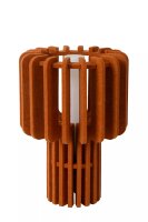 Tischlampe Filz Glas Terrakotta blendarm E27 35 cm