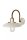 Wandlampe Metall Beige Rostbraun T:32 cm E27 Industrial