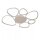 LED Deckenlampe Taupe Metall L:90 cm 72 W 2700-4000 K