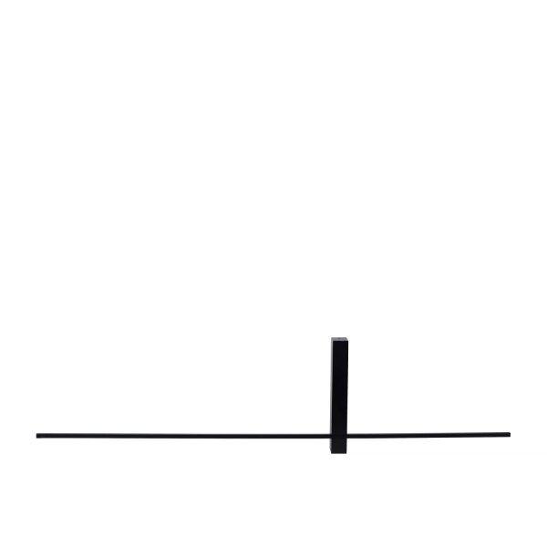 LED Wandleuchte Aluminium Schwarz 90 cm indirekt 2700 K