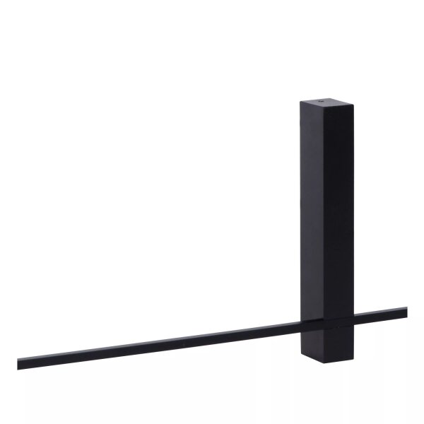 LED Wandleuchte Aluminium Schwarz 90 cm indirekt 2700 K