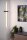 LED Wandleuchte Aluminium Schwarz 90 cm indirekt 2700 K