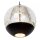 LED Pendelleuchte Glas Metall Schwarz 2700 K 95 cm lang