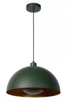 Pendelleuchte Metall Grün Gold E27 Ø40 cm...
