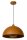 Hängelampe Metall Ockergelb Gold E27 Ø40 cm Industrie