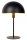 Schwarze Tischlampe Metall indirekt E14 40 cm Industrie