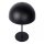 Schwarze Tischlampe Metall indirekt E14 40 cm Industrie