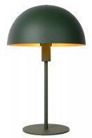 Grüne Tischlampe Metall indirekt E14 40 cm Industrie