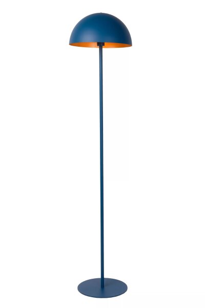 Blaue Stehleuchte Metall Industrial E27 160 cm indirekt