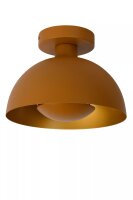 Deckenleuchte Industrial Metall Ockergelb Ø25 cm E27