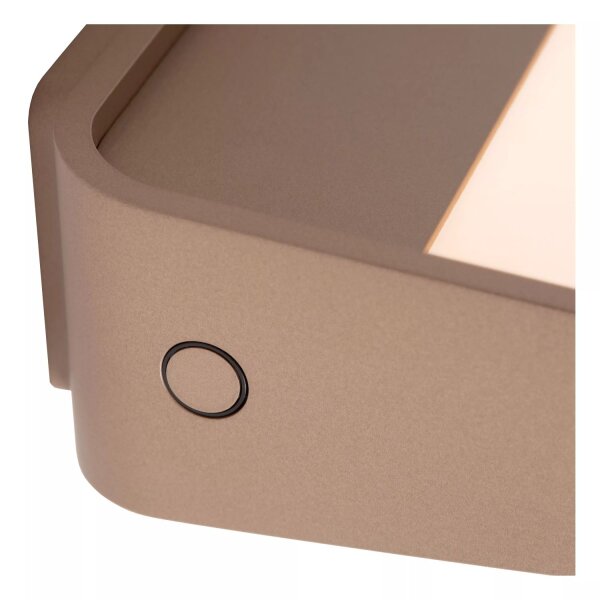 LED Akku Wandlampe Touch dimmbar Rostbraun 2700 K 5 h