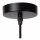Hängelampe blendarm Filz Schwarz E27 rund Ø30 cm Modern