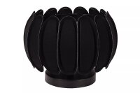 Tischleuchte blendarm Filz Schwarz E27 19,5 cm Modern