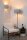 Wandlampe blendarm Filz Grau E27 T:15 cm wohnlich