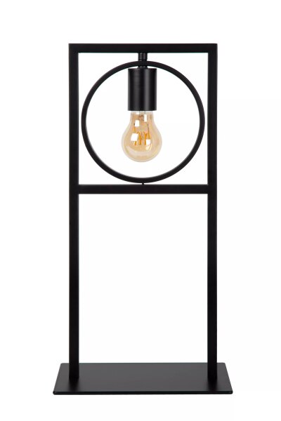 Tischlampe Retro Metall Schwarz E27 50 cm beweglich