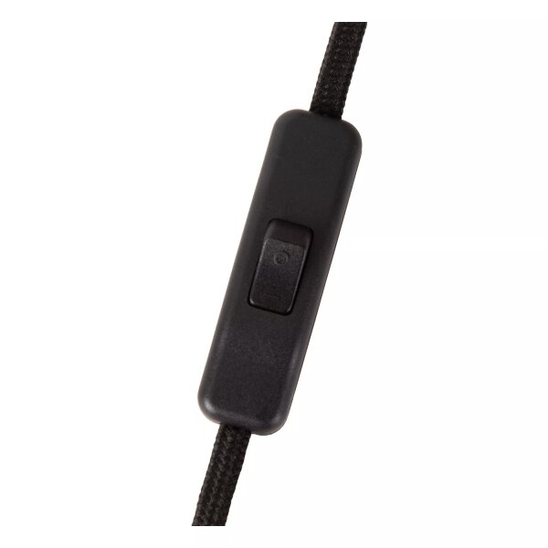 Natürliche Tischlampe Holz Stoff E27 31,5 cm gemütlich