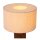Natürliche Tischlampe Holz Stoff E27 31,5 cm gemütlich