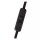 Natürliche Tischlampe Holz Stoff E27 31,5 cm gemütlich
