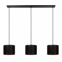 Pendelleuchte Modern Bambus 3-flammig E27 130 cm lang