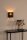 Natürliche Wandlampe Bambus Metall Natur H:20 cm E27