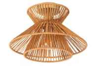Deckenlampe Papier Natur Gold E27 L:32 cm blendarm