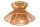 Deckenlampe Papier Natur Gold E27 L:32 cm blendarm