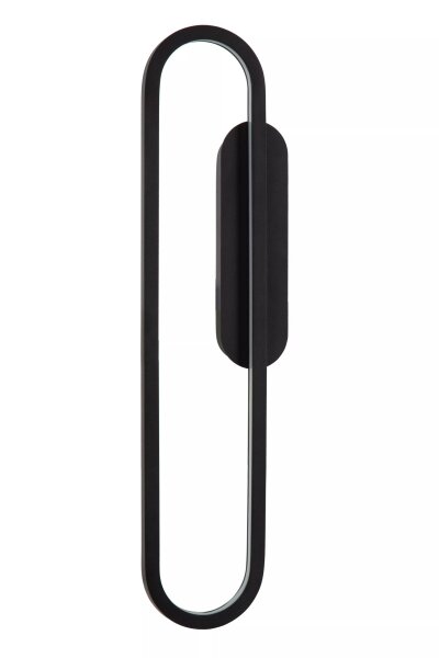 LED Wandleuchte indirekt Metall Schwarz H:60 cm 2700 K