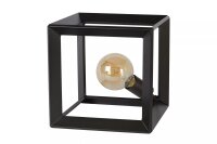 Tischleuchte Metall Anthrazit 25 cm klein E27 Retro