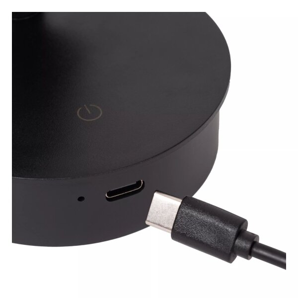 LED Akku Wandspot Schwarz Kaffeebraun 2 W 2700-4000 K