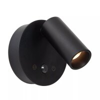 LED Akku Wandstrahler Sensor Schwarz 120 lm 2700-4000 K