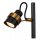 Flexible Tischlampe Industrial Gold Schwarz 45 cm GU10