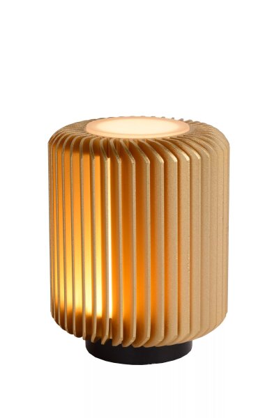 LED Tischlampe Aluminium Gold Schwarz 3000 K 13,7 cm