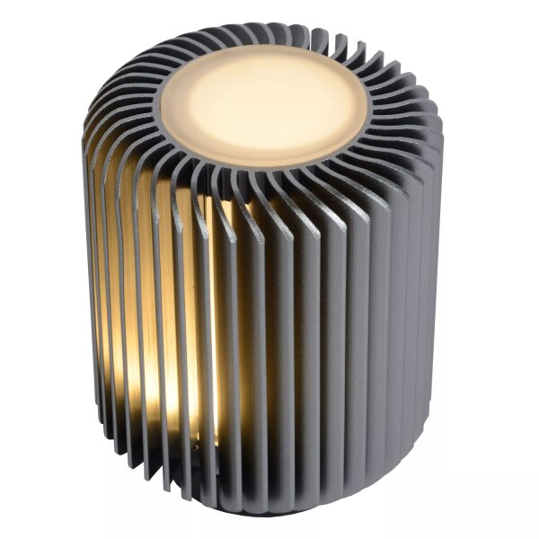 LED Tischlampe Aluminium Grau 5 W 400 lm 3000 K 13,7 cm