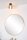 Blendarme Deckenlampe Rauchglas Schwarz IP44 G9 Ø16 cm