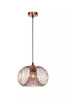Pendelleuchte Metall in Kupfer E27 Ø30 cm rund Modern