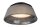 LED Deckenlampe Rauchglas Metall Schwarz Ø35 cm 2900 K