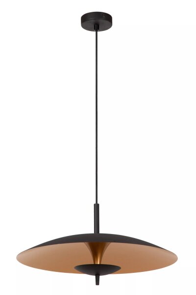 LED Hängeleuchte Loft Metall Schwarz Gold Ø47 cm 3000 K
