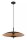 LED Hängeleuchte Loft Metall Schwarz Gold Ø47 cm 3000 K