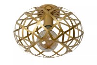 Dekorative Deckenleuchte Gold Ø30 cm rund E27...
