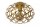 Dekorative Deckenleuchte Gold Ø30 cm rund E27 Industrie