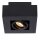 Verstellbarer Deckenspot Aluminium Schwarz L:14 cm GU10
