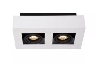 Deckenspot Wei&szlig; Schwarz 25 cm GU10 2200-3000 K flexibel
