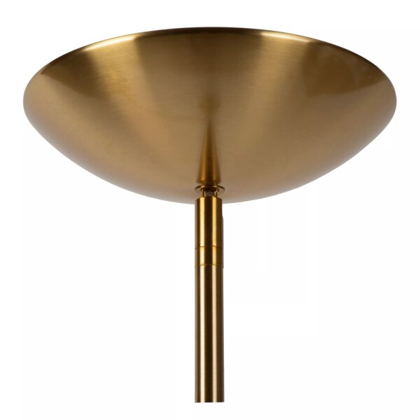 LED Deckenfluter Leselicht Metall Gold 180 cm 3000 K