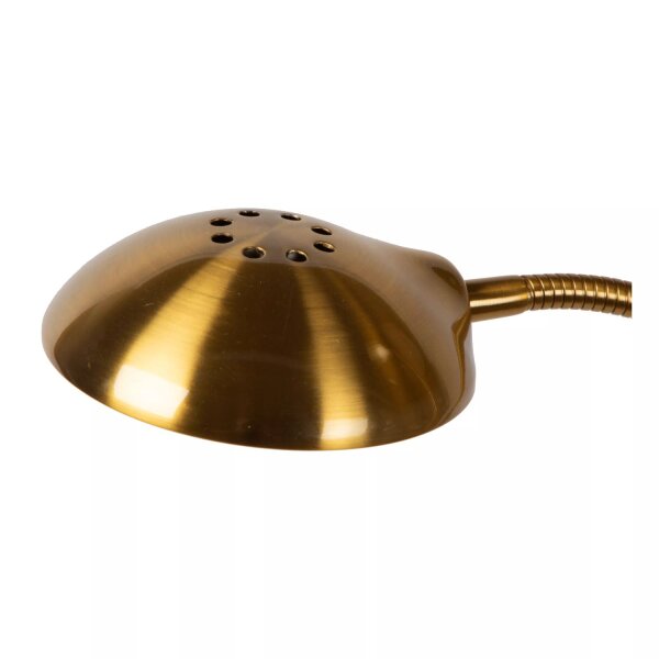 LED Deckenfluter Leselicht Metall Gold 180 cm 3000 K